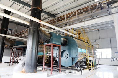 河北超威电源两台10吨低氮燃气锅炉
